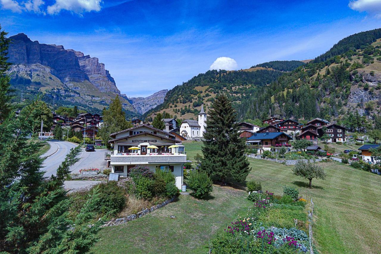 B&B Chalet Rustica Inden, Leukerbad Exterior foto