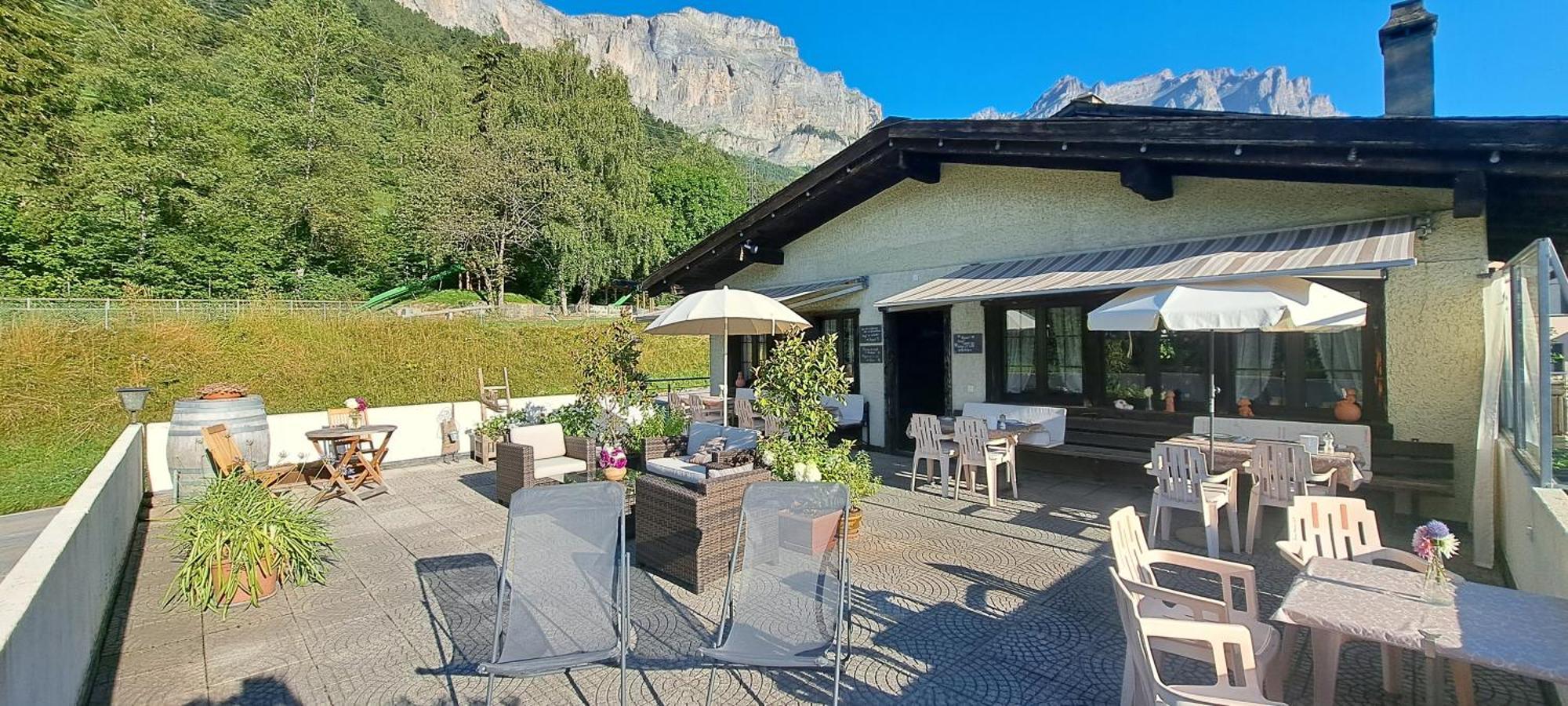 B&B Chalet Rustica Inden, Leukerbad Exterior foto