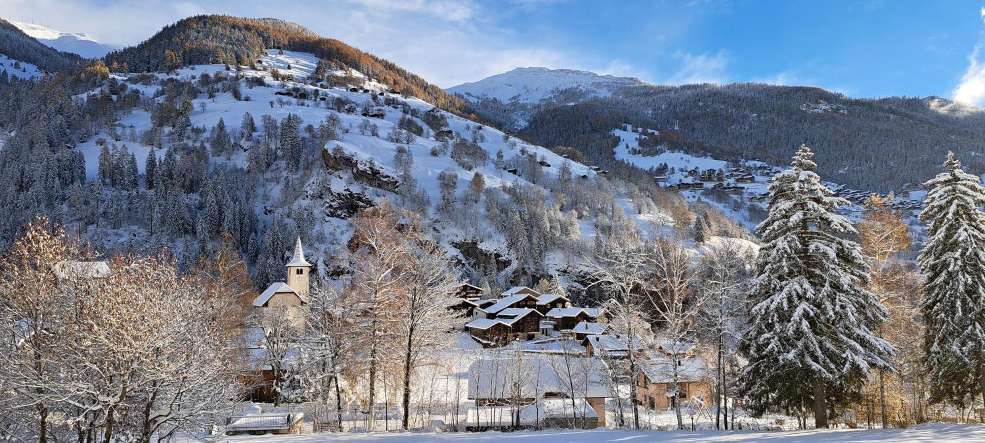 B&B Chalet Rustica Inden, Leukerbad Exterior foto